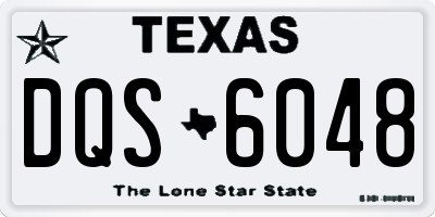 TX license plate DQS6048