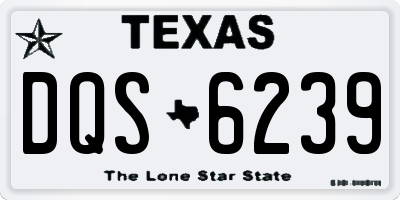 TX license plate DQS6239