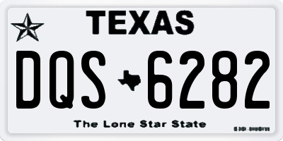 TX license plate DQS6282