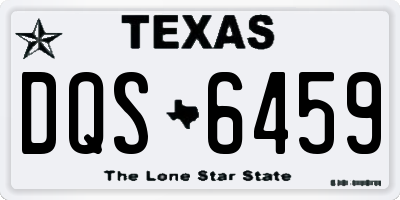 TX license plate DQS6459