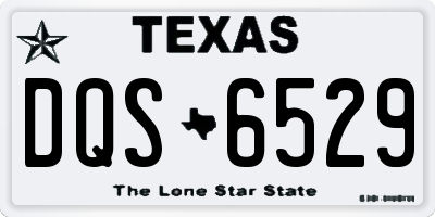 TX license plate DQS6529