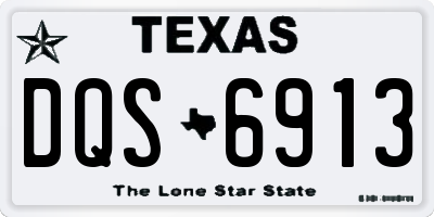 TX license plate DQS6913