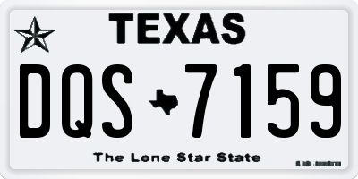 TX license plate DQS7159