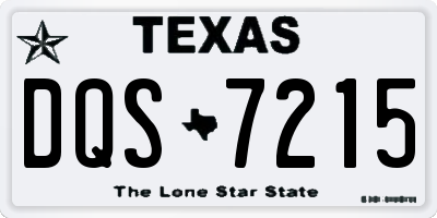 TX license plate DQS7215