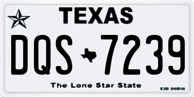 TX license plate DQS7239