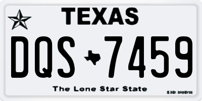 TX license plate DQS7459