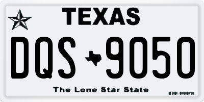TX license plate DQS9050