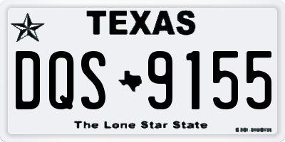 TX license plate DQS9155
