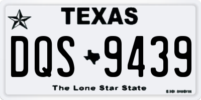 TX license plate DQS9439