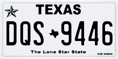 TX license plate DQS9446