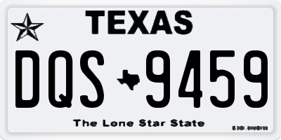 TX license plate DQS9459