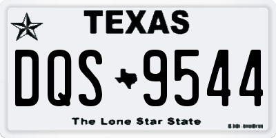 TX license plate DQS9544