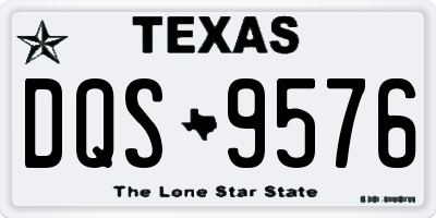 TX license plate DQS9576