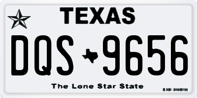 TX license plate DQS9656