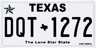 TX license plate DQT1272