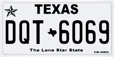 TX license plate DQT6069