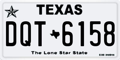 TX license plate DQT6158