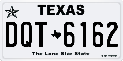 TX license plate DQT6162