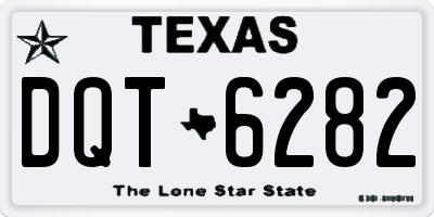 TX license plate DQT6282