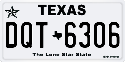 TX license plate DQT6306