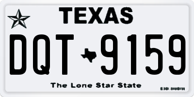 TX license plate DQT9159