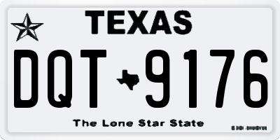 TX license plate DQT9176
