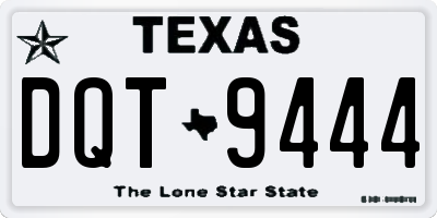 TX license plate DQT9444