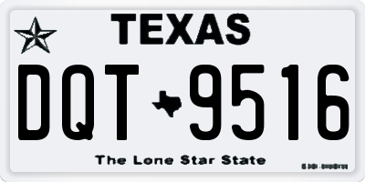 TX license plate DQT9516