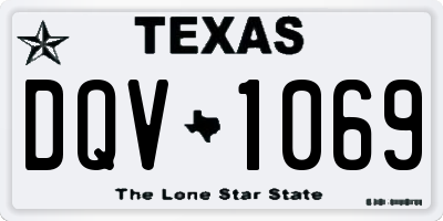 TX license plate DQV1069