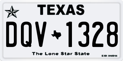 TX license plate DQV1328