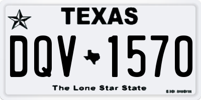 TX license plate DQV1570