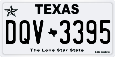 TX license plate DQV3395