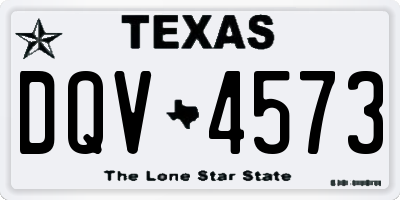 TX license plate DQV4573