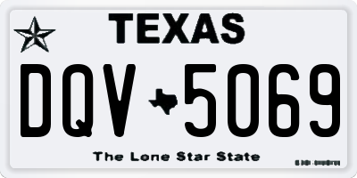 TX license plate DQV5069