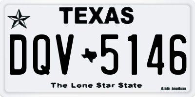 TX license plate DQV5146