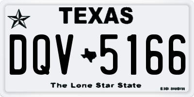 TX license plate DQV5166