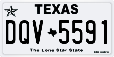 TX license plate DQV5591