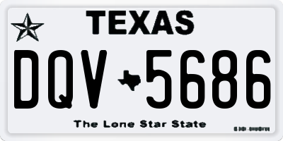 TX license plate DQV5686