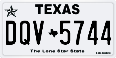 TX license plate DQV5744