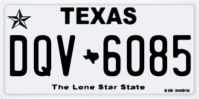 TX license plate DQV6085