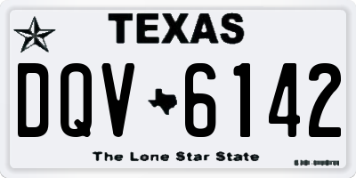 TX license plate DQV6142