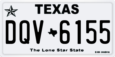 TX license plate DQV6155