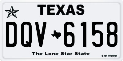 TX license plate DQV6158