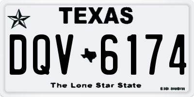 TX license plate DQV6174