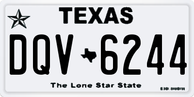 TX license plate DQV6244