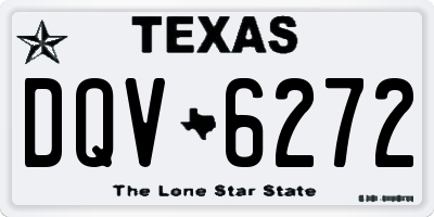 TX license plate DQV6272