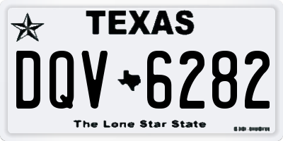 TX license plate DQV6282
