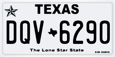 TX license plate DQV6290
