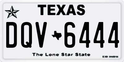 TX license plate DQV6444