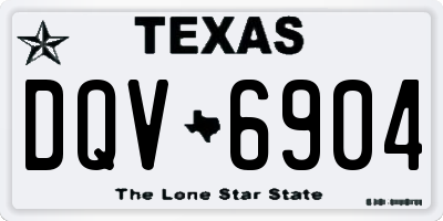 TX license plate DQV6904